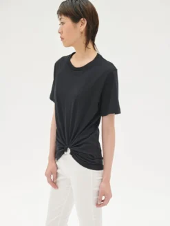 Tee-shirt En Jersey De Coton Noir Détail Bijou 8 Tee-shirt En Jersey De Coton Noir Détail Bijou -barbarabui Soldes Magasin B1464ZMA 10 additional 2
