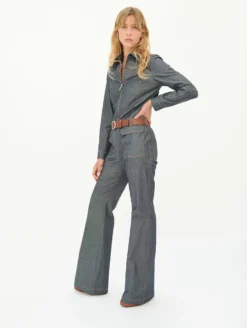 Combinaison Pantalon En Denim -barbarabui Soldes Magasin B1641BLF 40 additional 1