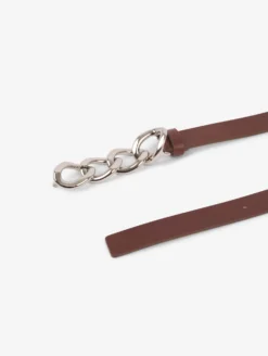 CEINTURE GOURMETTE EN CUIR MARRON -barbarabui Soldes Magasin B6915SVA 38 small image