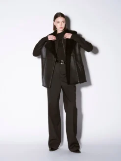 Blouson Sans Manches En Peau Lainée Noir 10 Blouson Sans Manches En Peau Lainée Noir -barbarabui Soldes Magasin C1288PUZ 10 image 4 c157bf4f 7cc4 4ae9 935a e1243f78619e