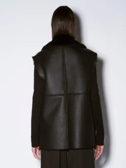 Blouson Sans Manches En Peau Lainée Noir 12 Blouson Sans Manches En Peau Lainée Noir -barbarabui Soldes Magasin C1288PUZ 10 image 6 41780a30 160b 4be0 a6b2 3999d22e95c1