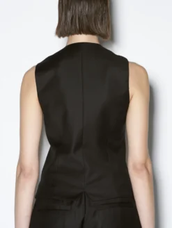 Gilet De Costume En Laine Cachemire Noir 10 Gilet De Costume En Laine Cachemire Noir -barbarabui Soldes Magasin C1421AAF 10 image 5 6fe23426 70f2 4dde 95c7 9cb1fa8ee26b