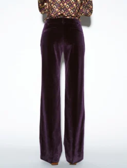 Pantalon Coupe Flare En Velours Prune 10 Pantalon Coupe Flare En Velours Prune -barbarabui Soldes Magasin C1617SHK 56 image 5 928b2ee0 fc18 4929 a86f 65b25cf8f73c