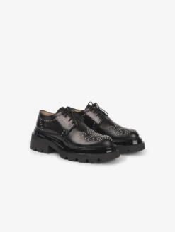 Richelieus En Cuir Noir Clouté -barbarabui Soldes Magasin C5135ABC 10 image 4 c7a7952c 3e8e 4048 b9f6 591b198a555f