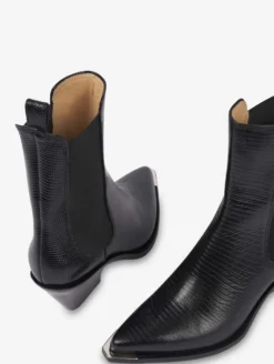 Boots élastiquées En Lézard Noir -barbarabui Soldes Magasin C5169SLC 10 image 3 1675edb9 fc12 4e2f 9e73 f1eaa8aacd45