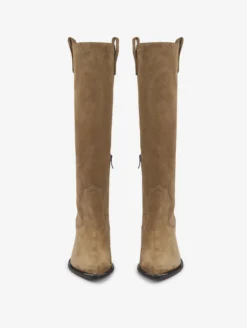 Bottes Western En Veau Velour Taupe -barbarabui Soldes Magasin C5172CVC 41 image 2 cf6b1f3c fe96 4620 961b f9319665f200