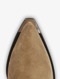 Bottes Western En Veau Velour Taupe -barbarabui Soldes Magasin C5172CVC 41 image 3 b6d3285c 4049 45af b60f a88ee4f7ab67