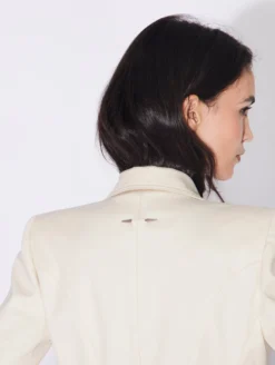 Veste De Costume En Denim Lavé Crème -barbarabui Soldes Magasin D1203BLF 21 image 3 23a140cb 0373 4f89 9b3f 59fafde89fd3