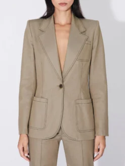 Veste De Costume En Denim Lavé Tilleul -barbarabui Soldes Magasin D1203BLF 27 additional image 9e5e0fa1 55aa 4d6e 89d4 770e956b59a3