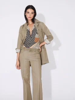 Veste Saharienne En Denim Lavé Tilleul -barbarabui Soldes Magasin D1231BLF 27 image 4 8e76a2f1 82ef 4def a788 84d97ae240e6