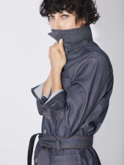 Veste Saharienne En Denim Lavé Bleue -barbarabui Soldes Magasin D1231BLF 40 image 6 d7e93874 e373 477f bd81 ec63d59f2d30