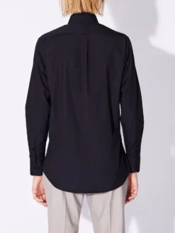Chemise En Popeline De Coton Noire -barbarabui Soldes Magasin D1408DHC 10 image 3 c67fe0eb c004 4d70 bbcc 655e9eb11c3a