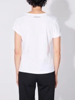 Tee-shirt Drapé En Jersey De Coton Blanc -barbarabui Soldes Magasin D1461ZMA 01 image 7 ef27d278 5586 46d0 ad6a b3c0d3cd0017