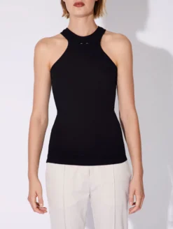 Débardeur Encolure Américaine Jersey à Côtes Noir -barbarabui Soldes Magasin D1474JMM 10 additional image 0d2be179 44d4 4509 8219 04b70f49c694