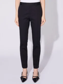 Pantalon Roxy En Satin De Coton Stretch Noir -barbarabui Soldes Magasin D1612DLA 10 additional image