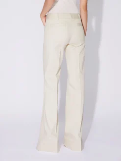 Pantalon Coupe Flare En Denim Lavé Crème -barbarabui Soldes Magasin D1622BLF 21 image 2 282fee2e 9379 4760 8736 9818d28029fa