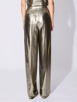 Pantalon Large à Pli En Lamé Gold -barbarabui Soldes Magasin D1630RTL 75 image 5 ab04f403 bbcf 4e4e a2ce a2a2e692b14b