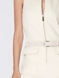 Combinaison Pantalon En Denim Lavé Crème 6 Combinaison Pantalon En Denim Lavé Crème -barbarabui Soldes Magasin D1650BLF 21 image 3 cfd3a1ca 214c 4a08 ba2b c49b7a14167b