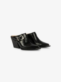 Mules Bout Fermé En Cuir Noir -barbarabui Soldes Magasin D5146ABC 10 image 2 b3668998 8f48 4dc1 ae70 4ca3d4a45c1b