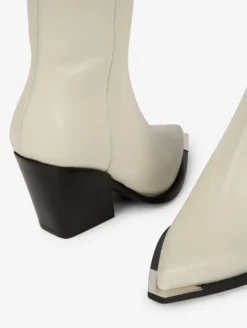 Boots En Cuir Ivoire -barbarabui Soldes Magasin D5149VLD 21 image 5 d0a2ac09 f146 49e4 ba59 72175572e5ba