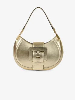 Sac "Kiss Me" En Cuir Or