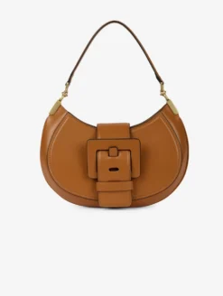 Sac "Kiss Me" En Cuir Caramel