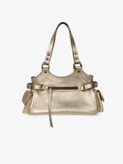 Sac "BB Re-edition" En Cuir Or -barbarabui Soldes Magasin D6720MRLD 75 image 2