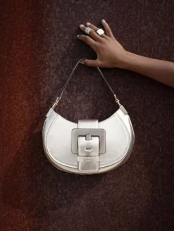 Sac "Kiss Me" En Cuir Or -barbarabui Soldes Magasin Def BVA6497