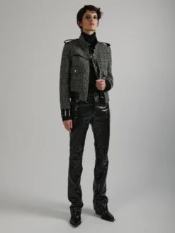 Blouson En Tweed Bouclette Et Cuir Verni 11 Blouson En Tweed Bouclette Et Cuir Verni -barbarabui Soldes Magasin E1251EBA 1010 5 d86d71dd 3025 420a 808e 5a61b5a4aafb