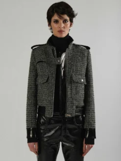 Blouson En Tweed Bouclette Et Cuir Verni 12 Blouson En Tweed Bouclette Et Cuir Verni -barbarabui Soldes Magasin E1251EBA 1010 6 0264c0a0 e81d 4f7c adb0 2d5b839075aa