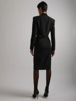 Robe En Crêpe Noir à Col Smoking -barbarabui Soldes Magasin E1302EEA 10 2 a42ec39b a3aa 4b96 af96 833900e70dc3