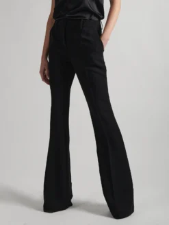 Pantalon Coupe Bootleg En Crêpe Noir -barbarabui Soldes Magasin E1616EEA 10 5