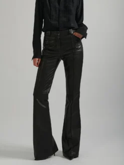 Pantalon Coupe Bootleg En Cuir Plongé Noir -barbarabui Soldes Magasin E1682KUL 10 additional ead9a391 3018 488f 85cd d68143905f8c