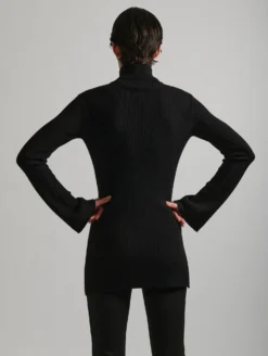 Tunique à Col Roulé En Laine Mérinos Noir -barbarabui Soldes Magasin E4210MXH 10 4 344808f5 93ac 4b84 865f fbe357be3446