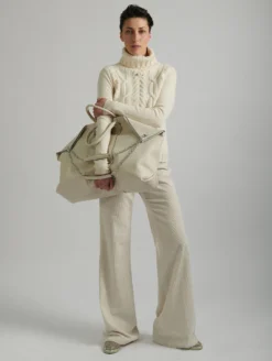 Pull à Col Roulé En Maille Cachemire Torsadée écru -barbarabui Soldes Magasin E4220WXA 11 4 1b8a1611 4ed4 46ae 9ecd 5999098a39f4