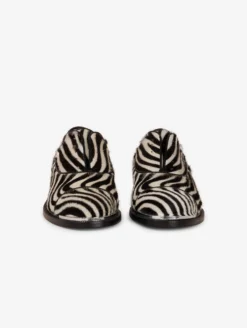 Derbies En Cuir Façon Poulain Imprimé Zèbre -barbarabui Soldes Magasin E5122POPE 1110 image 4 29c1b3aa f4fe 491c 9244 21f93102a7e1