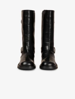 Bottes Courtes Biker En Cuir Noir -barbarabui Soldes Magasin E5154BCC 10 image 4 17361001 4427 4897 b204 0184f26a9653