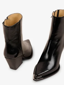 Boots En Cuir Verni Noir -barbarabui Soldes Magasin E5167NBC 10 image 5 a95580f4 804a 4fe5 8e5b 8700d5d31209