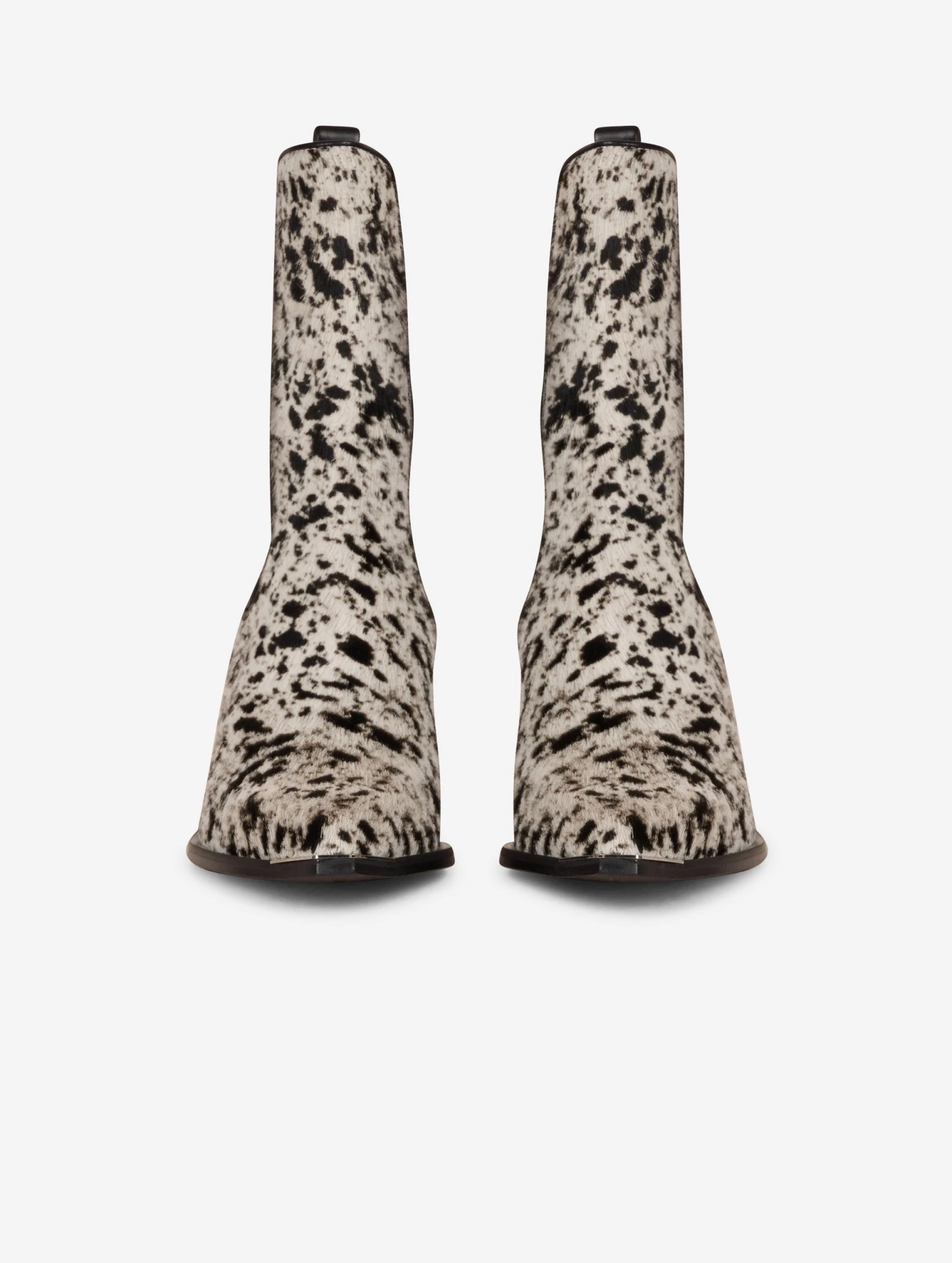 Boots élastiqués En Cuir Façon Poulain Imprimé 5 Boots élastiqués En Cuir Façon Poulain Imprimé – Image 5