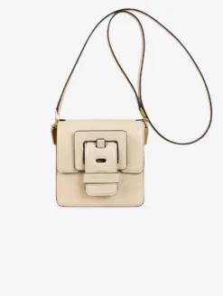 Sac "Love Me" En Cuir Verni Ivoire