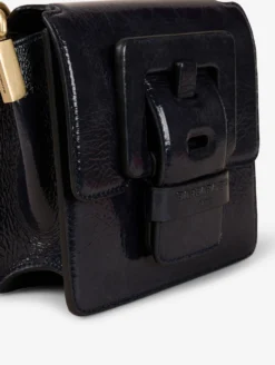 Sac "Love Me" En Cuir Verni Bleu Nuit -barbarabui Soldes Magasin E6640NBC 45 image 03 669c8e23 a8a2 4681 b13e c583fd9facf7