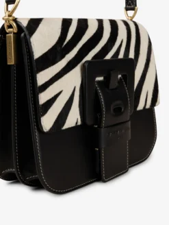 Sac "Touch Me" En Cuir Noir Et Pony Zèbre -barbarabui Soldes Magasin E6665POGE 1110 image 03 953f2fbf cc16 4c9c 861f ca34d0f37e8d