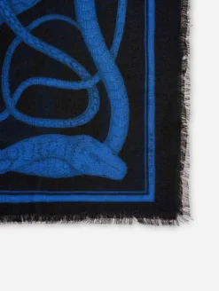 Foulard Imprimé Snake Bleu Et Noir -barbarabui Soldes Magasin E9019ERT 35 image 1 edf2ae06 d2e6 4e69 9fc9 7eb77e64f72c