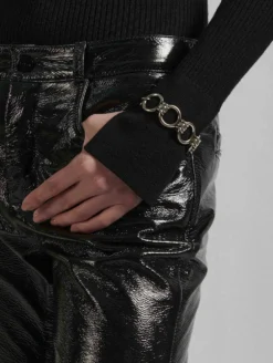 Bracelet Gourmette En Métal Argenté