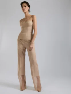 Bustier En Radzimir Coton Soie Nude -barbarabui Soldes Magasin F7423FHF 04 0828