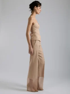 Bustier En Radzimir Coton Soie Nude -barbarabui Soldes Magasin F7423FHF 04 0840