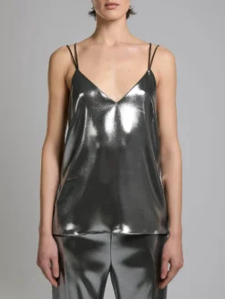 Caraco En Lamé "liquide" Argent -barbarabui Soldes Magasin F7431FEM 8010 0012