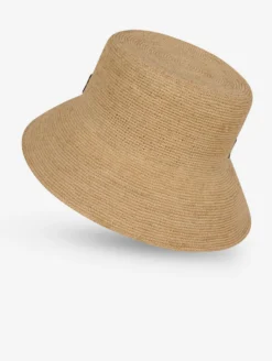 Chapeau En Raphia Naturel -barbarabui Soldes Magasin F9308PNT 02 02