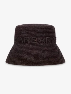 Chapeau En Raphia Noir