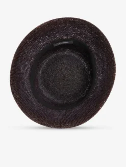 Chapeau En Raphia Noir -barbarabui Soldes Magasin F9308PNT 10 03